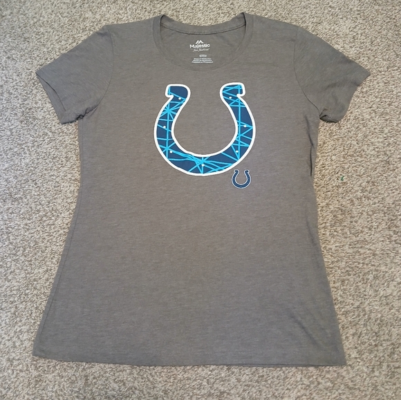 Majestic Fan Fashion Indianapolis Colts T-Shirt Women's Size Medium - Picture 1 of 4